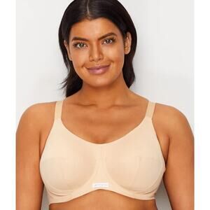 Elomi Energise Beige Cream Underwire Sports Bra Size 34L